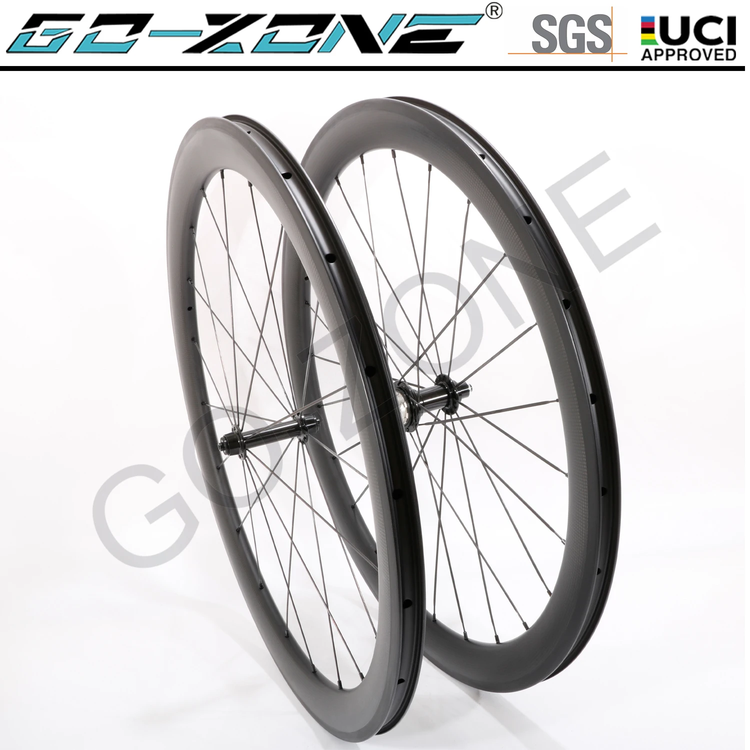 26mm U Shape Carbon 700c Wheelset Ceramic Hubs Rim Brake  Clincher Tubeless Tubular Powerway R13 Carbon Road Rim Brake Wheels