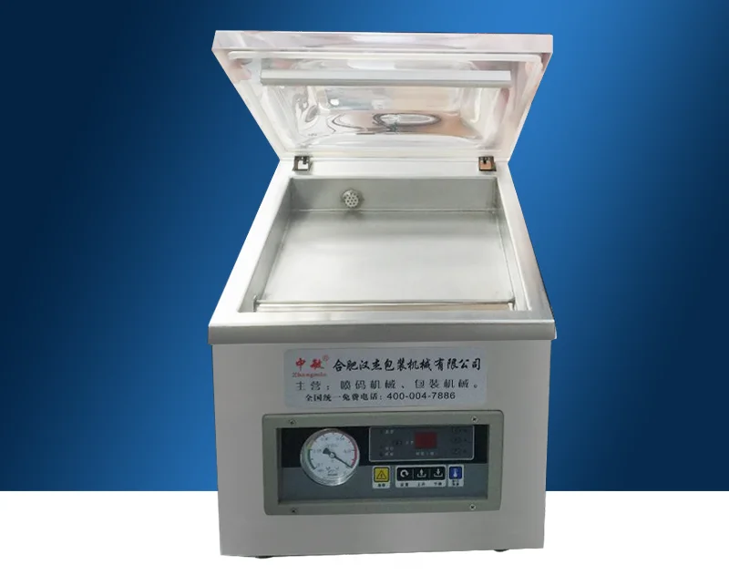 

AC220V Automatic Desktop Food Vacuum Packaging Machine Vacuum Sealing Machine For aluminum foil, plastic composite film material