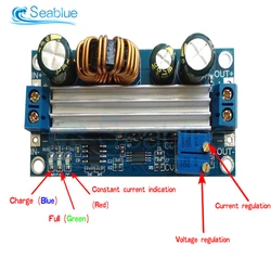 CC CV Adjustable 3A 35W DC 5 -30V to DC 0.5 -30V Step Up Down Buck Boost Converter Power Supply Module Voltage Regulator