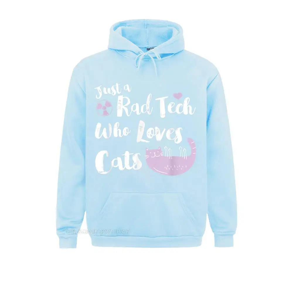 Rad Tech Loves Cats Radiology Tech Cat Lover X-Ray Gift Mens Discount England Hoodies Father Day Sweatshirts Leisure Clothes