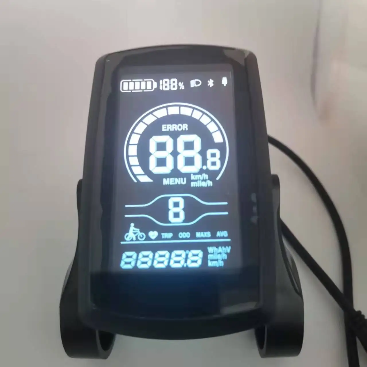 ENGWE LCD Display Electric Bike Instrument Monitor e-Bike Speeder Replacement Parts Panel Bafang  LED TFT Kit