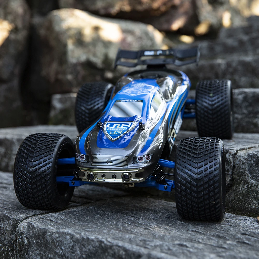 JLB Racing 1:10 2.4CHz 4WD Racing Truck J3 Speed Brushless Electric Head-up Somersault Remote Control Buggy Off-road Vehicle