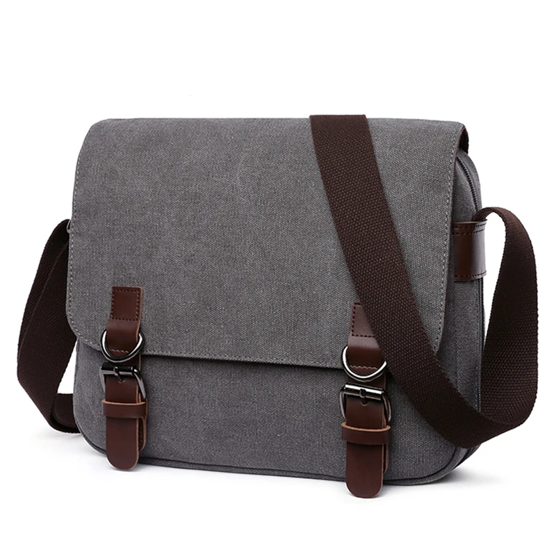 

Canvas Bandolera Hombre Business Messenger Bag for Men Shoulder Crossbody Bag Pack Retro Sacoche Homme Casual Office Travel Bag