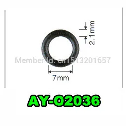 

TOP FEED MPI Fuel injector repair kit rubber seals ASNU030 For injection (AY-O2036,7*2.1mm)