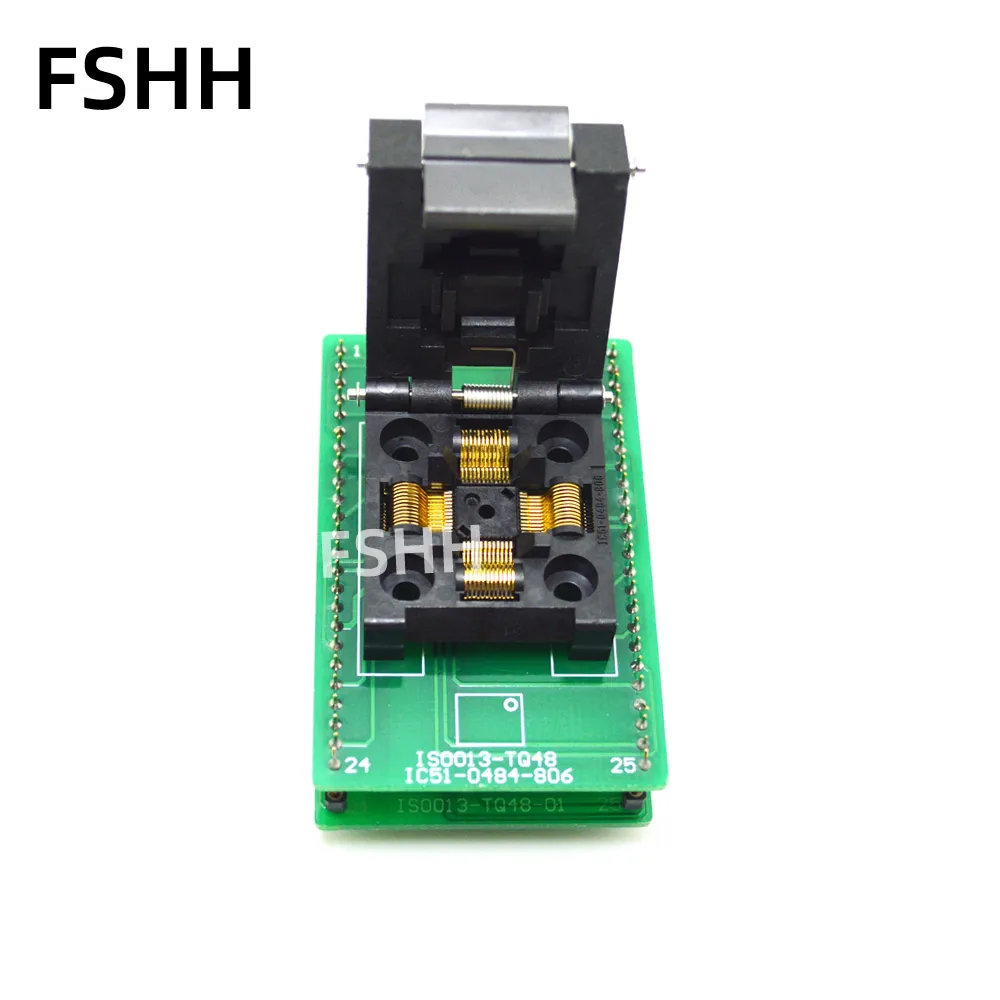 IS0013-TQ48 programmer adapter IS0013-TQ48-01 test socket TQFP48 LQFP48 QFP48 test socket