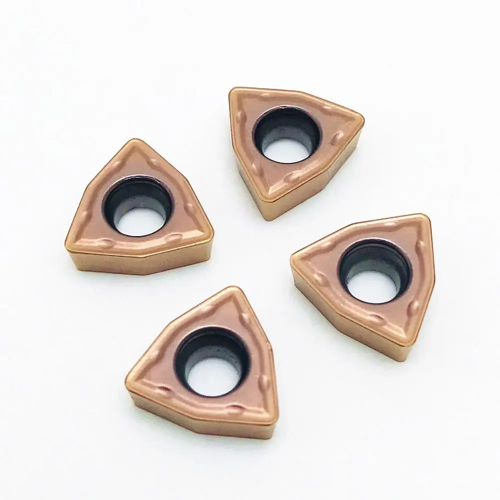 Turning inserts WCMT050308 AZC330 carbide inserts WC type U drill WCMT 050308 machine tool CNC lathe tool parts WCMT