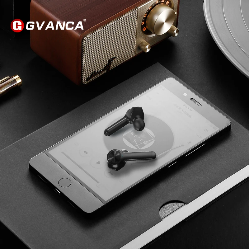 GVANCA T11 Wireless Bluetooth Headphones V5.0 Touch Control Earphones Stereo HD talking with 800mAh battery