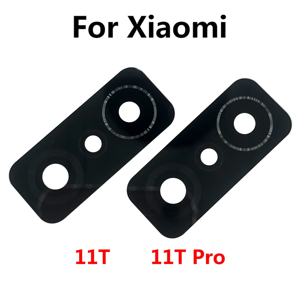 100Pcs，NEW Back Rear Camera Glass Lens For Xiaomi Mi 11T / Mi 11T Pro 12 Redmi Note 11 Global 11S 11T 5G 11E With Glue