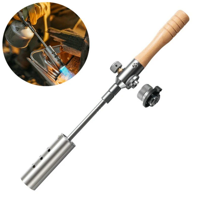 Portable Multi Purpose Grass Burner Blow Torch Gas Torch Fires Guns Welding Gas Torch For Outdoor Picnic BBQ Lighter