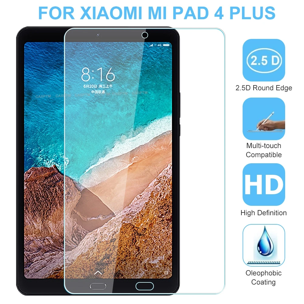 9H Gehard Glas Voor Xiaomi Mi Pad 4 Plus Screen Protector Voor Xiaomi Mipad 4 Plus 10.1 Volledige Cover tablet Glas Beschermende Film