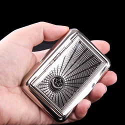 New 1pcs Silver Tobacco Box Humidor Storage 70mm Rolling Paper Container Cigarette Case Smoking Accessories H112