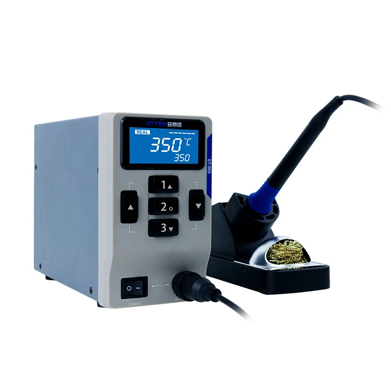 ATTEN MS-300 3-in-1 ST-862D stazione dissaldante ad aria Calda ST-965 stazione di saldatura APS15-3A di alimentazione