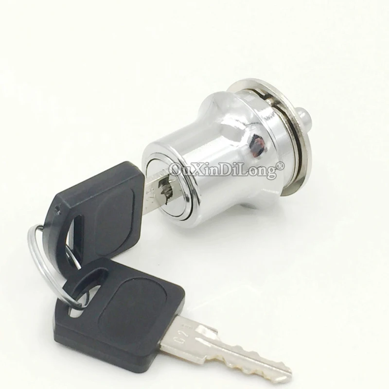 Cheap Wholesale 50PCS Glass Cabinet Sliding Door Locks Shopping Mall Jewelry Display Wine Cabinet Push Locks Keys Alike