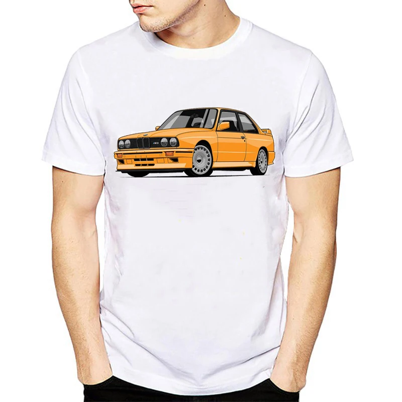 2021 Funny Car T Shirt Men Classic Vintage Cars Cool Supercar Print Male Summer Tops White Camisetas Harajuku Hip Hop Tshirt