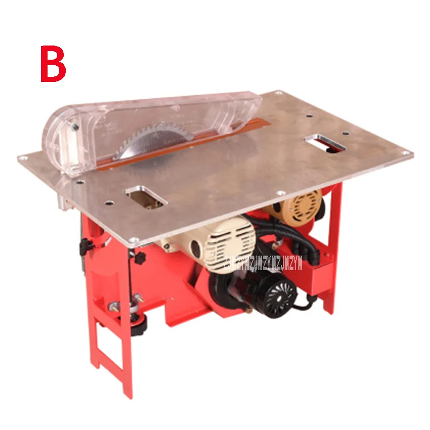 Sierra de mesa de carpintería multifuncional KW-96 sierra Circular eléctrica sin polvo decoración del hogar maquinaria de carpintería sierra de mesa 220V