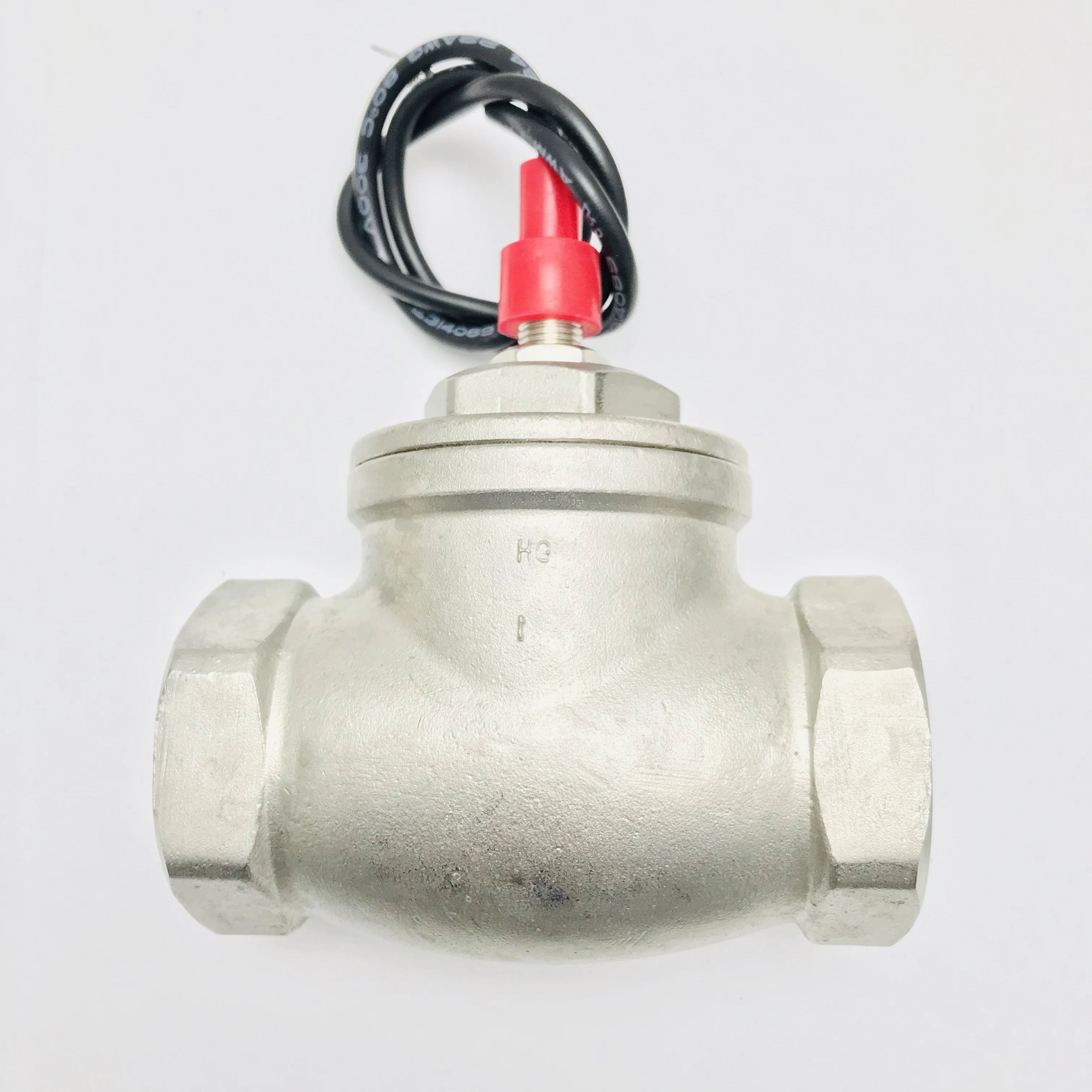 Tipo interruptor do sensor de fluxo do defletor, interruptor de lingüeta, SUS304, USB-FS141TS, 8.5-100L pelo minuto, C.C. 250V, 70W, fio 2