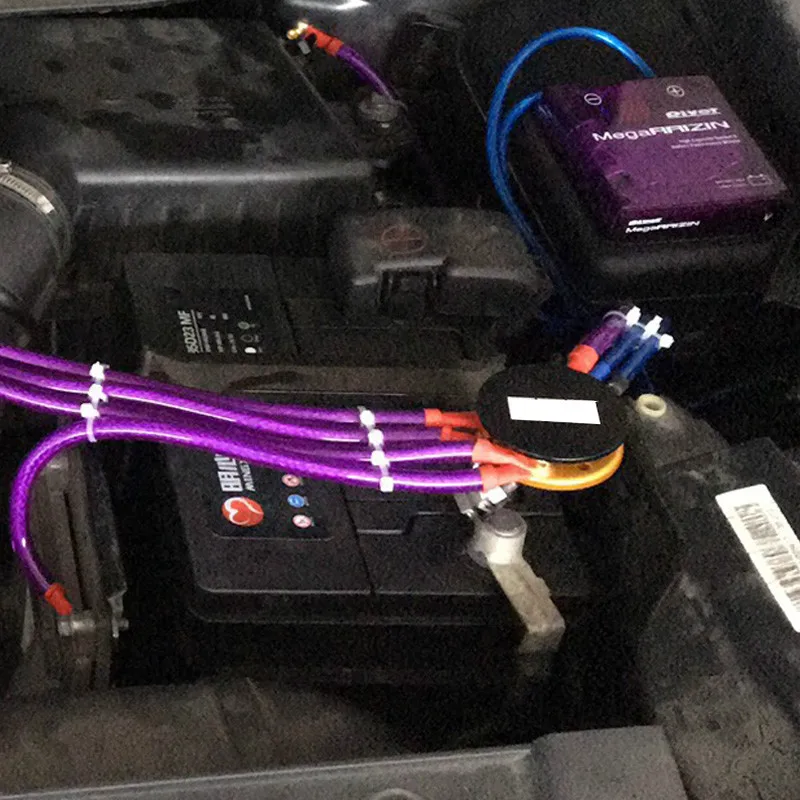 Car Fuel Saver Voltage Stabilizer the New Purple Pivor Mega-RAIZIN High Capacity System &Battery Performance Monitor