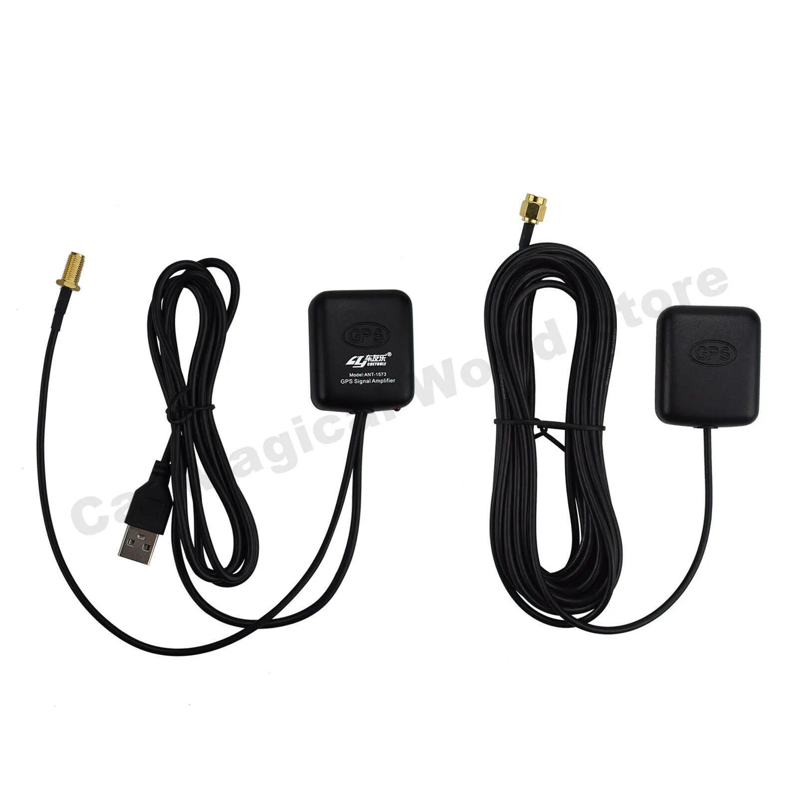 Amplificateur d'Antenne de Signal GPS de Voiture, Dispositif d'Amélioration avec Récepteur GPS et TransmCla30DB pour Navigateur Téléphonique, Ensemble Complet