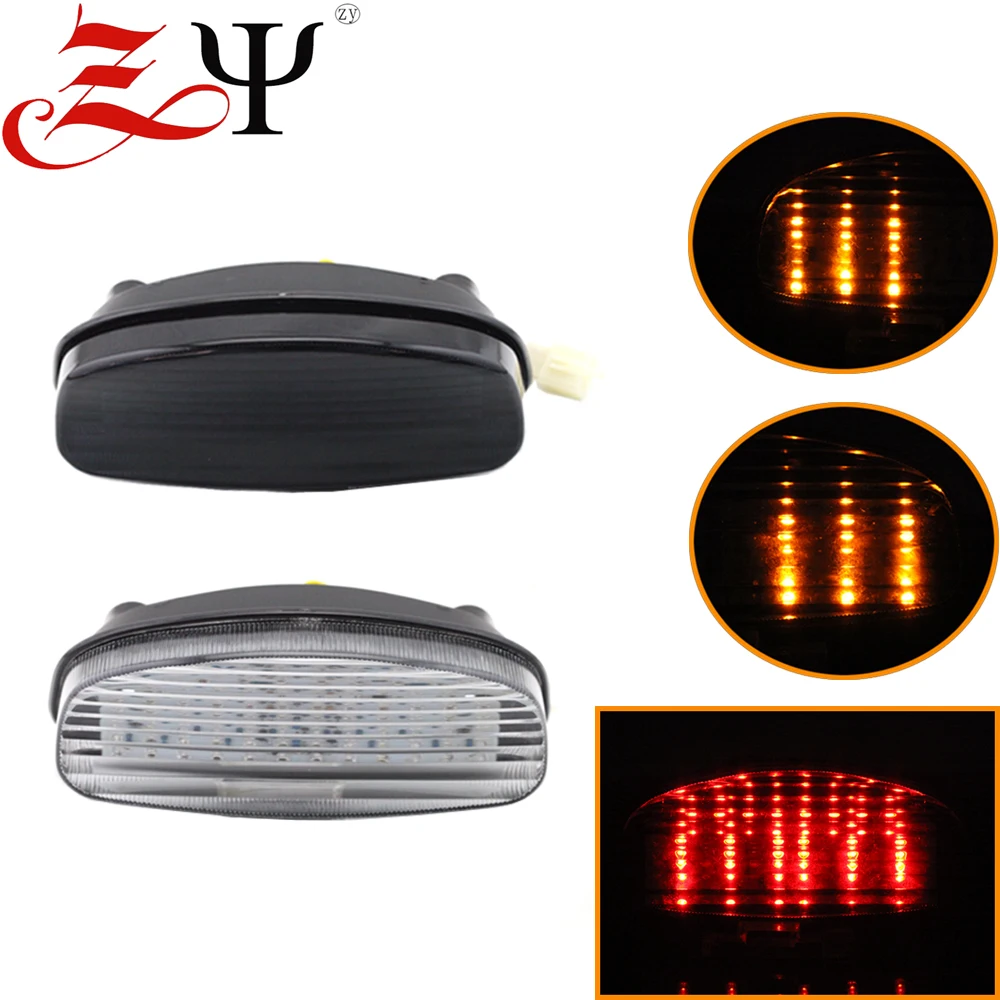 Motorcycle LED Rear Turn Signal Tail Stop Light Lamps Integ For Honda CBR1100XX Hornet 600  CBR1100XX Hornet 250