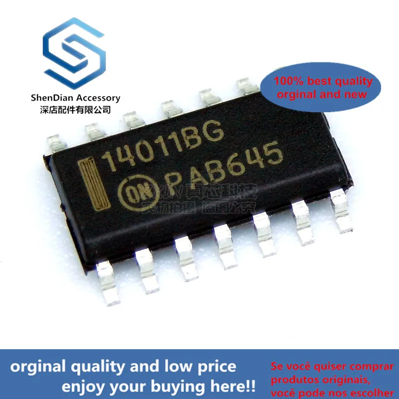 

20pcs only orginal new MC14011BDR2G MC14011B 14011BG SOP-14 logic IC NAND gate chip