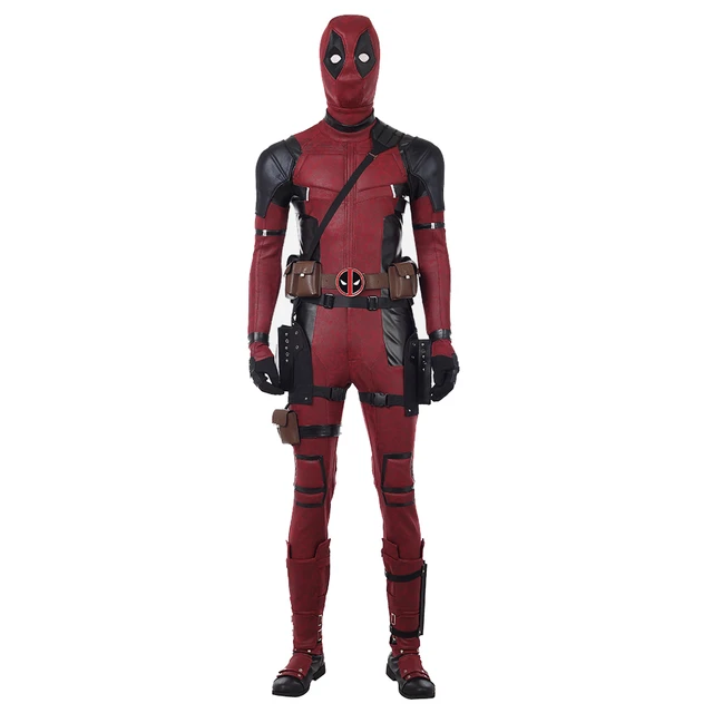 Flash Deadpool Cosplay Costume Wade Winston Wilson Bodysuit Deluxe Full Set Leather Outfits Halloween Cosplay For Adults Shoes Cosplay Costumes AliExpress