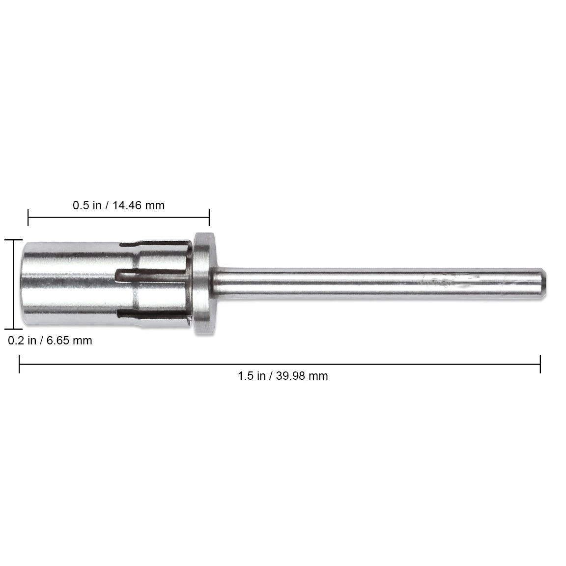 Silver Color Easy-Off Mandrel Bit 3/32