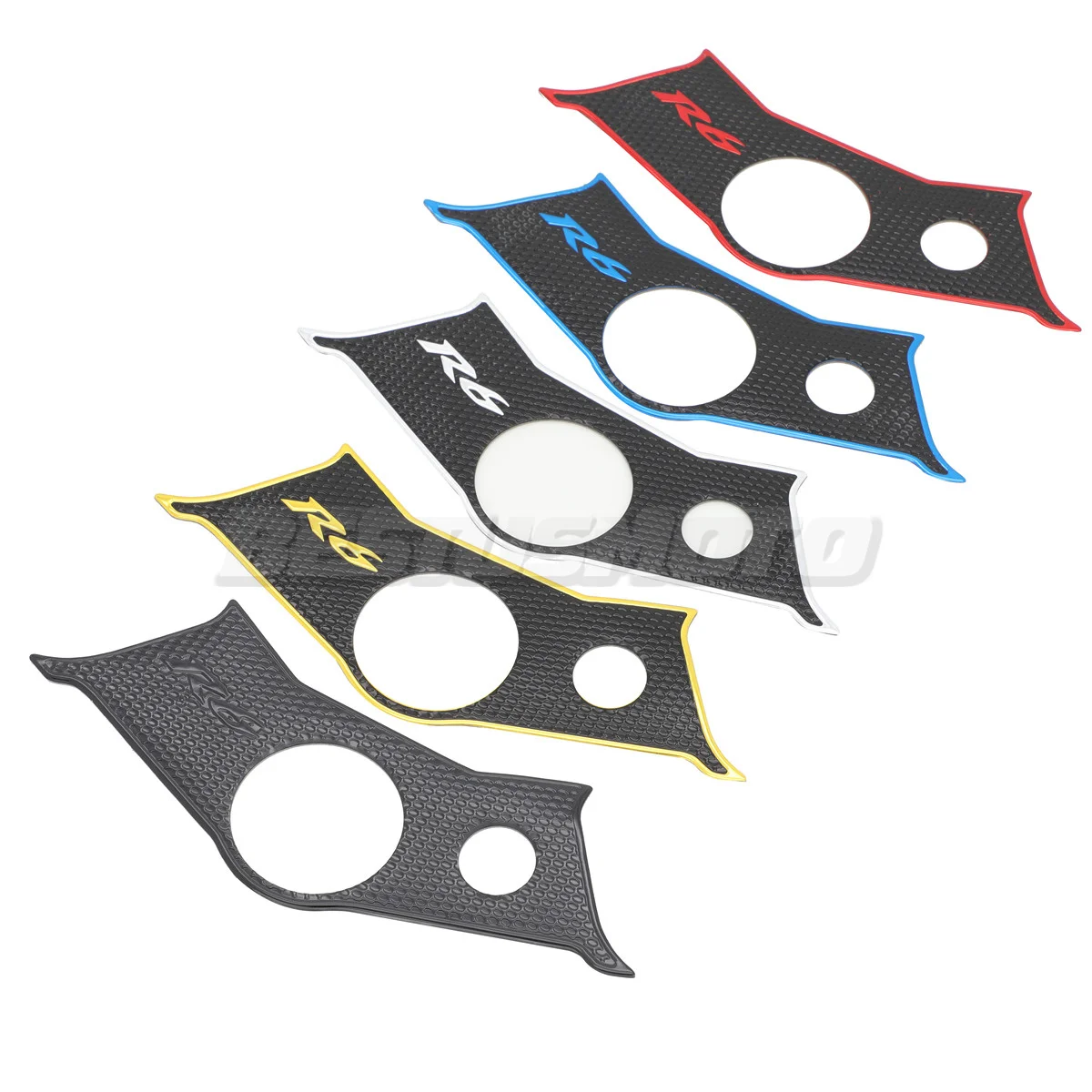 

Motorcycle Decal Pad Triple Tree Top Clamp Upper Front End Waterproof Sticker For Yamaha YZF600 YZF-R6 YZF R6 2003 2004 2005