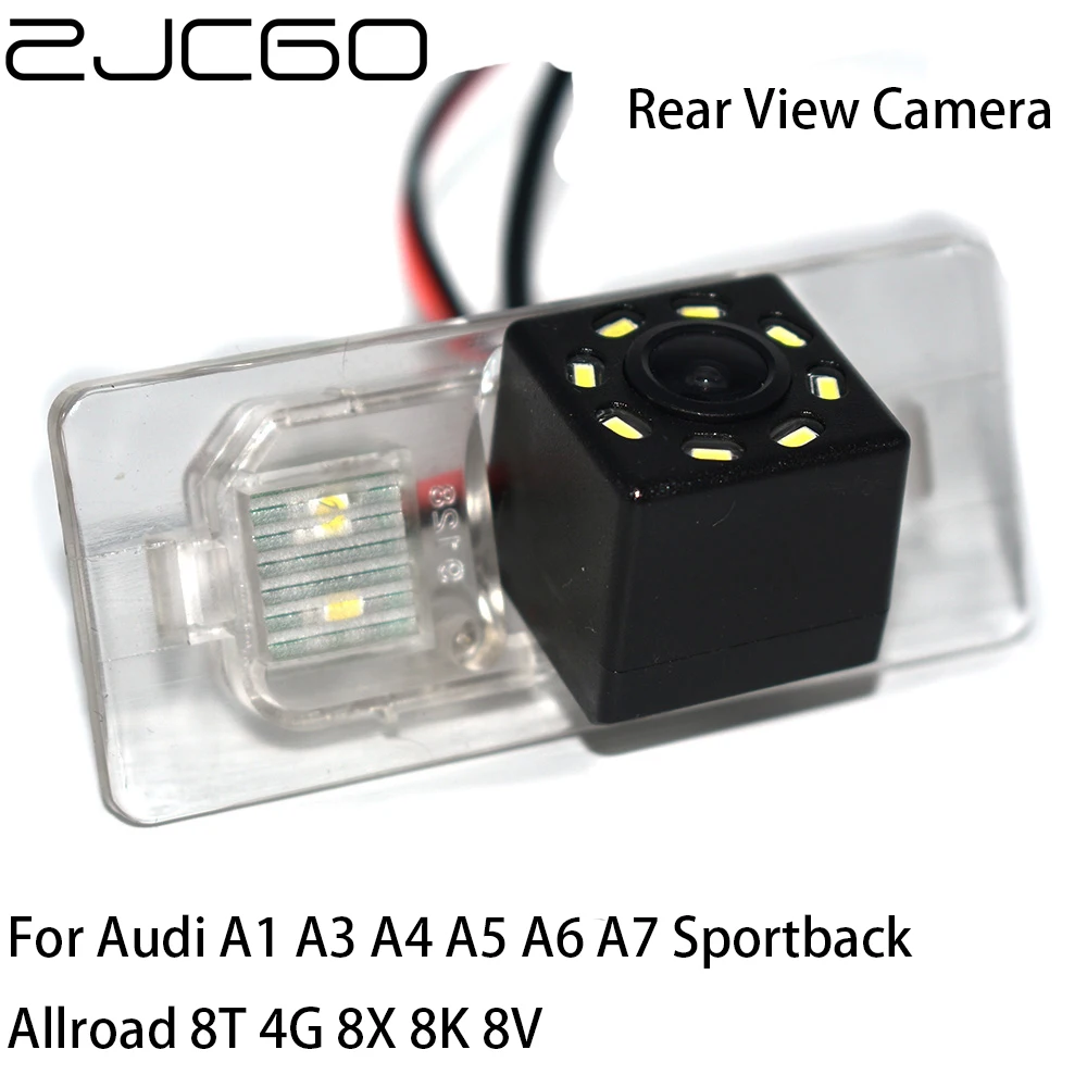 

ZJCGO CCD Car Rear View Reverse Back Up Parking Night Vision Camera for Audi A1 A3 A4 A5 A6 A7 Sportback Allroad 8T 4G 8X 8K 8V