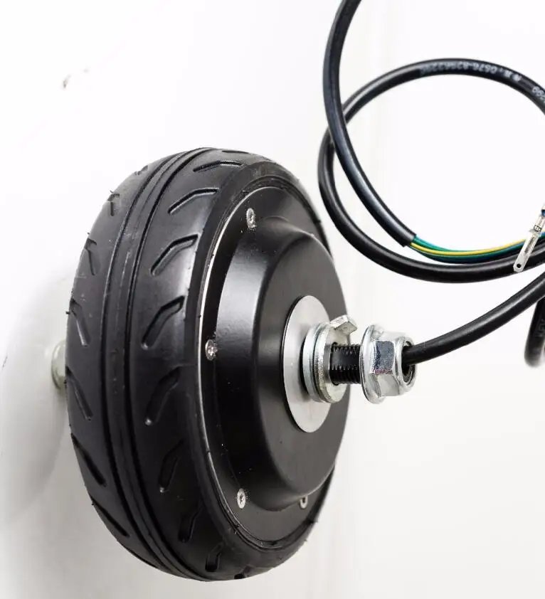 

5 inch wheel hub motor 24v-36v 200w 350w ultra-light carbon fiber light car