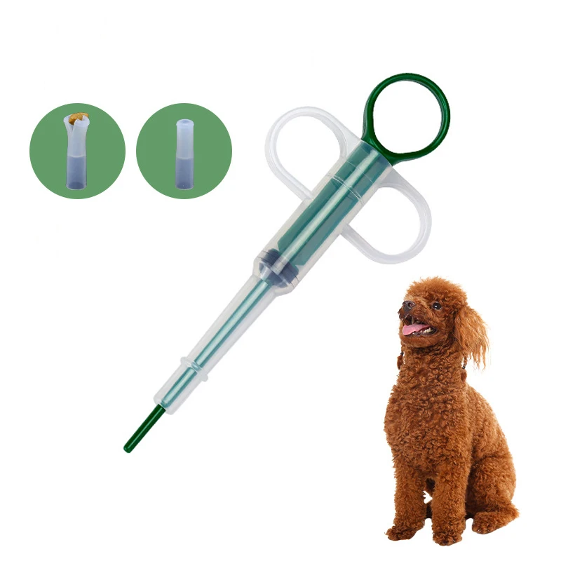 1 Pc Pet Dog Cat Syringe Tablet Pill Reusable Pet Feeder Syringe Push Dispenser Medicine Water Milk Feeder Tool for Puppy Kitten