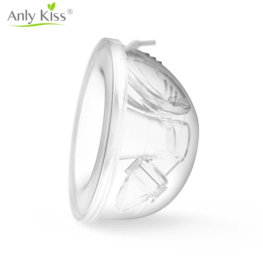 Anly Kiss 2 PCS/LOT Hands Free Breast Pump Collection Cup Wearable Breast Milk Collector Breast Milk Collector Cover