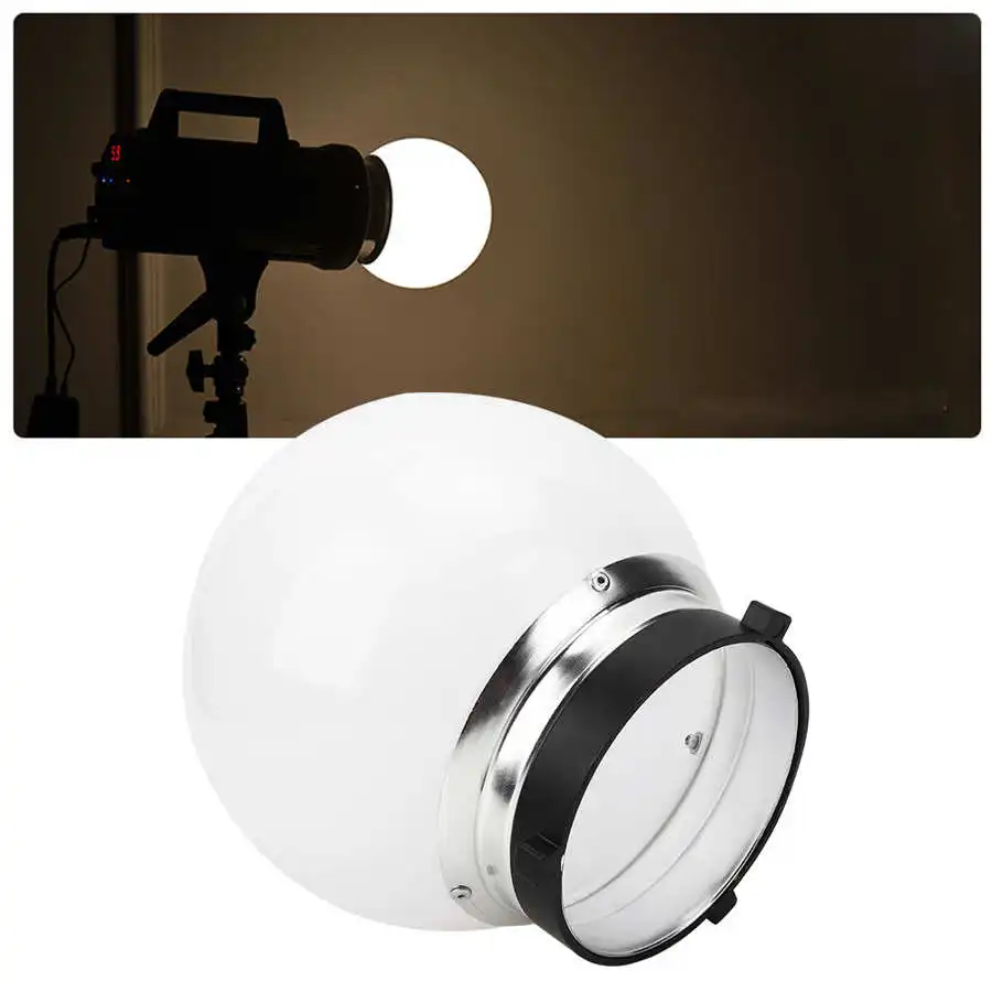 Bola difusora de luz suave de 15cm, pantalla de Flash General para montaje Bowens, difusor de Flash de luz, accesorios de estudio fotográfico