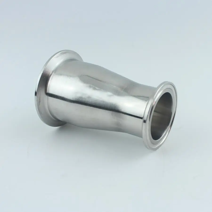 

45mm 1.75" to 25mm 1" Pipe OD 2" to 1.5" Tri Clamp Reducer SUS 304 Stainless Sanitary Pipe Fitting Homebrew