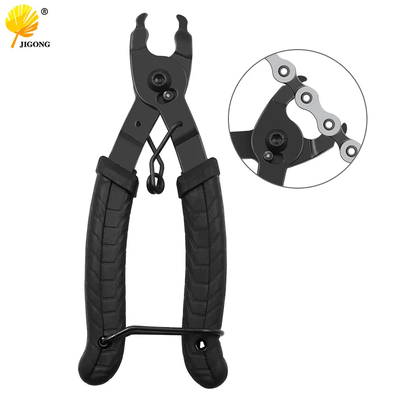 MTB Road Bicycle Chain Clamp Quick Coupler Button Mount Rivet Lock Overhaul Removal Install Plier Bike Repair Tool