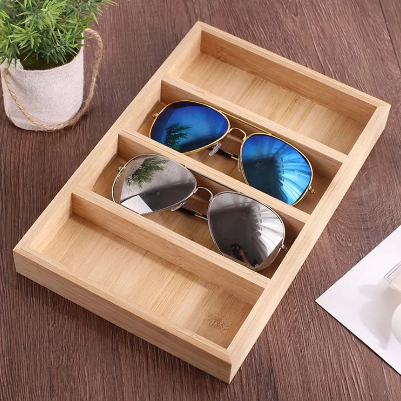 New High Grade Glasses Display Box Home Sunglasses Storage Box Custom Wooden Ladies Sunglasses Storage Box