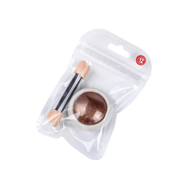 4*1.9cm Chrome Mirror Pigment Metallic Glitter Magic Powder Artcraft Color Change Titanium Filler Superfine Nail DIY Pigment T67