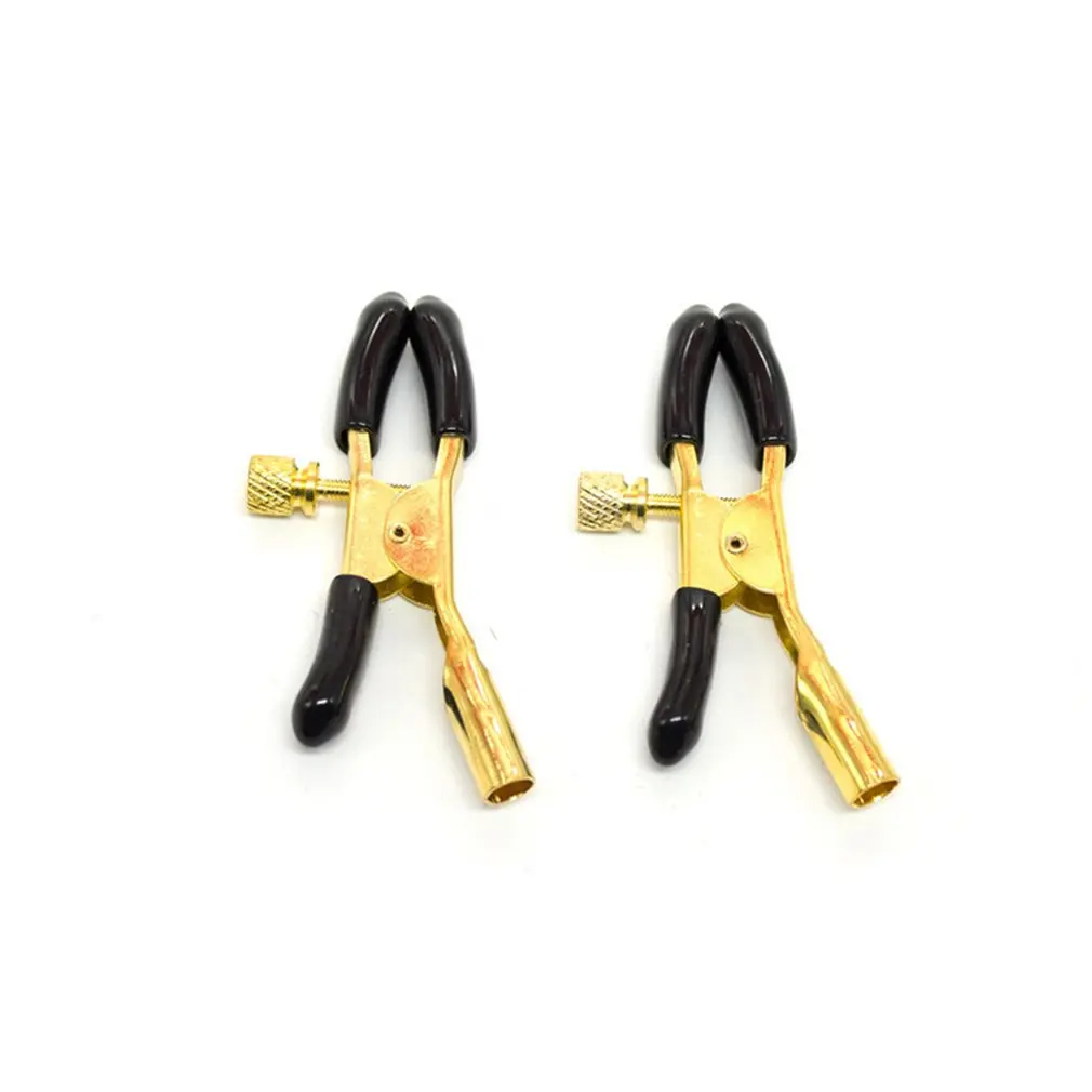 

Runyu Nipple Clamps with Metal Chain Adjustable Breast Labia Clips Labium Clitoris Clamp Sex Toys for Couple BDSM Flirting Toys