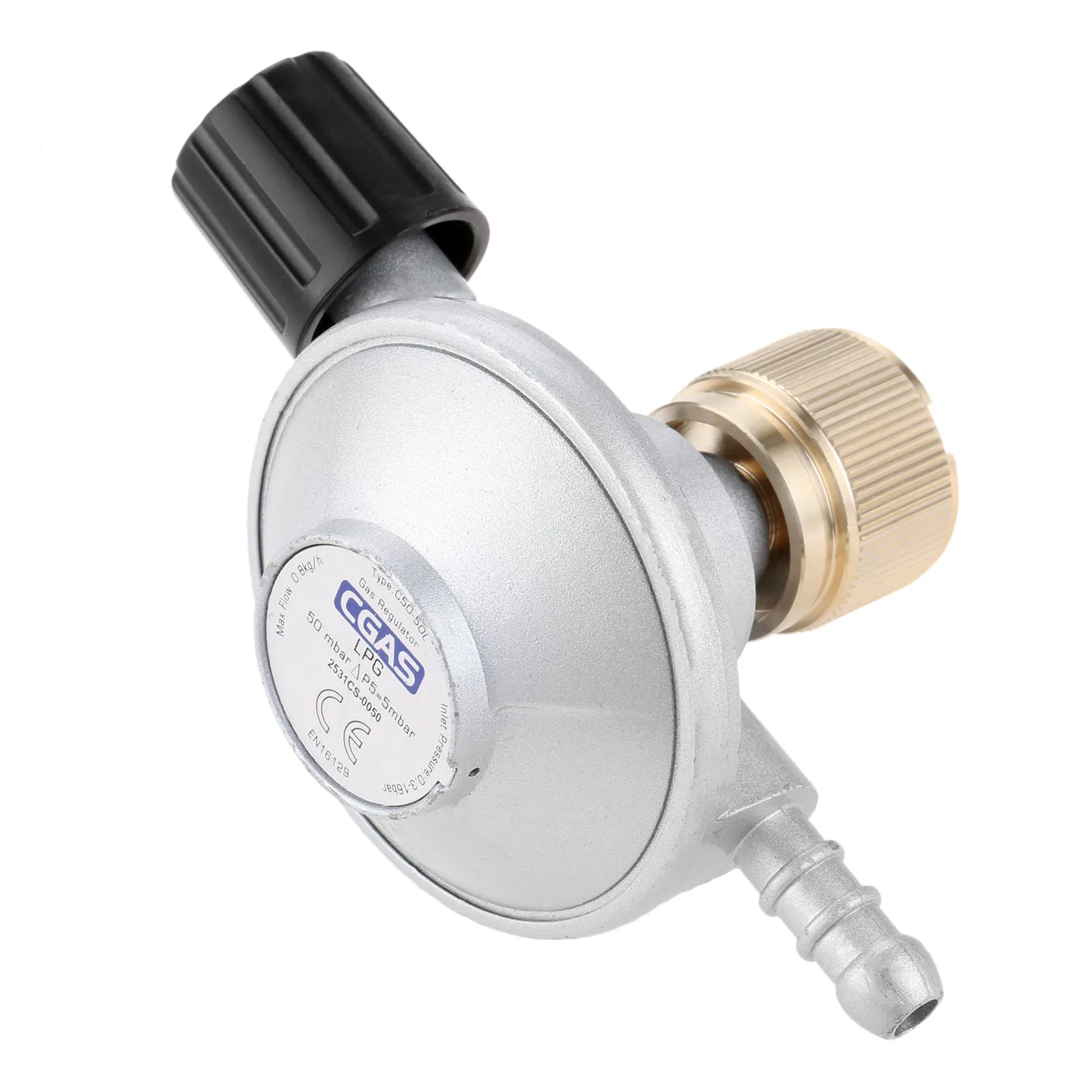1LB Disposal Bottle Valve Adjustable Flow Low Pressure Propane Regulator 8mm Barb Hose Connection Connect Camping Stove Part