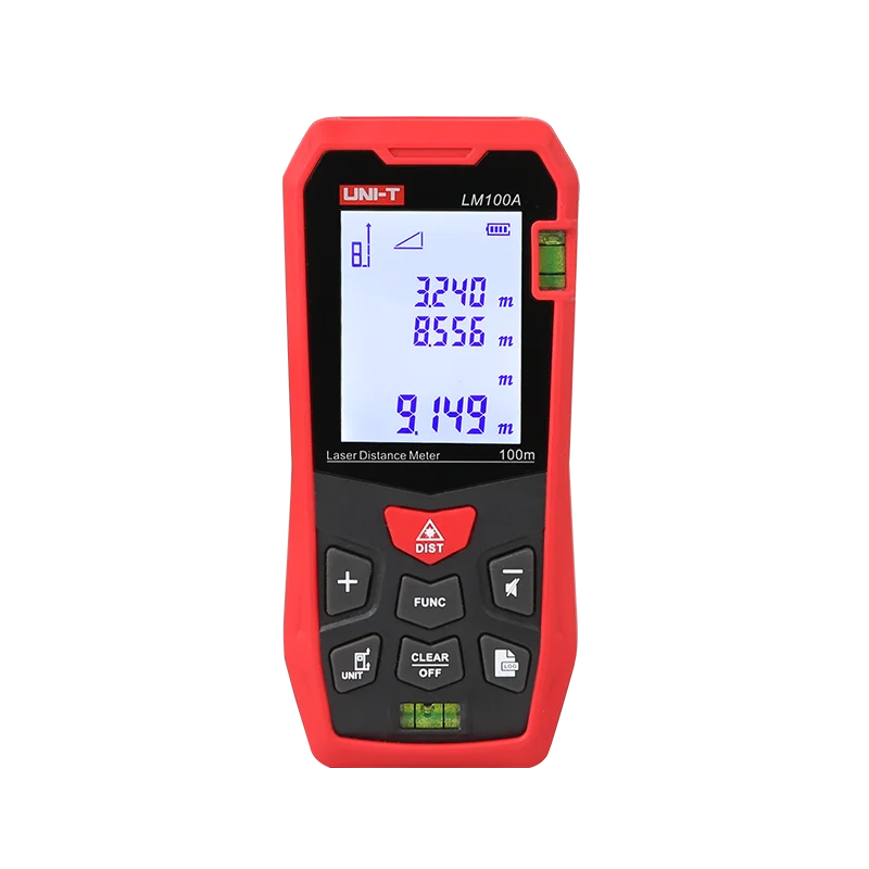 UNI-T LM50A LM70A LM100A LM120A Mini medidor de distancia láser infrarrojo de mano instrumento de medición de habitación al aire libre regla electrónica