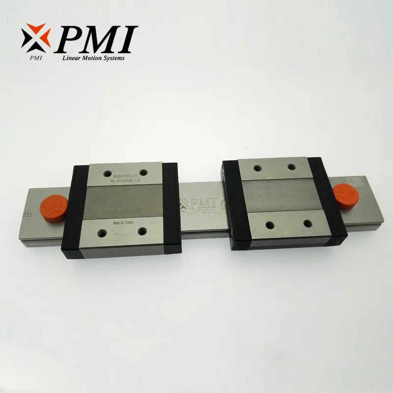 PMI stainless steel linear guide MSD12 200 250 300 350 400 450 500 550 mm MSD12R rail match MSD12M MSD12LM LLFC block carriage