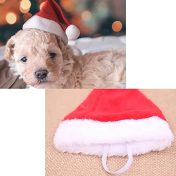 Christmas Pet Santa Hat Small Puppy Cat Dog Xmas Holiday Costume Ornaments