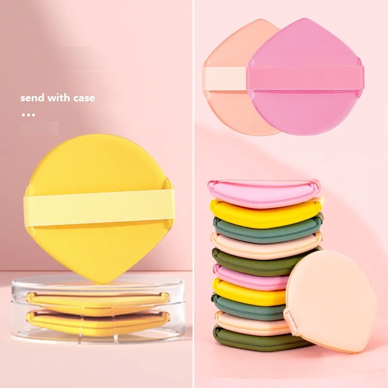 3/7pcs Practical Pore Eraser Foundation Puff Air Cushion Puff Powder Compact Sponge Dry And Wet Use Makeup Sponge