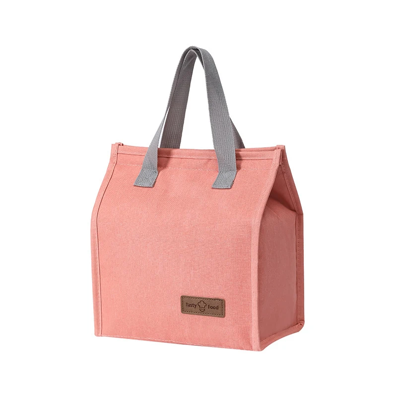 New Lunch Bag New Thermal Insulated Lunch Box Tote Cooler Handbag Bento Pouch Dinner Container School Food Storage Bags