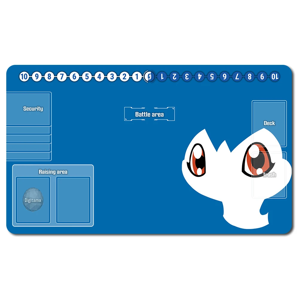 

701877 - Board Game DTCG Playmat Table Mat Size 60X35 cm Mousepad Play Mats Compatible for Digimon TCG CCG RPG