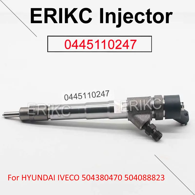 0445110247 Common Rail Diesel Injector Assy 0 445 110 247 Fuel Sprayer Nozzle 0986435163 For Bosch Hyundai 504380470 504088823