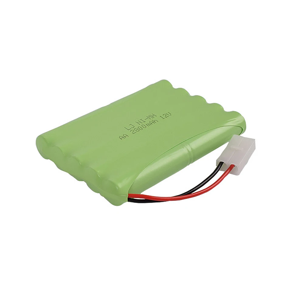 12V Nimh Batterij Voor Rc Speelgoed Auto 'S Tanks Vrachtwagens Robots Guns Boten Aa Ni-Mh 12V 2800Mah Oplaadbare batterij Sm/Jst/Tamiya