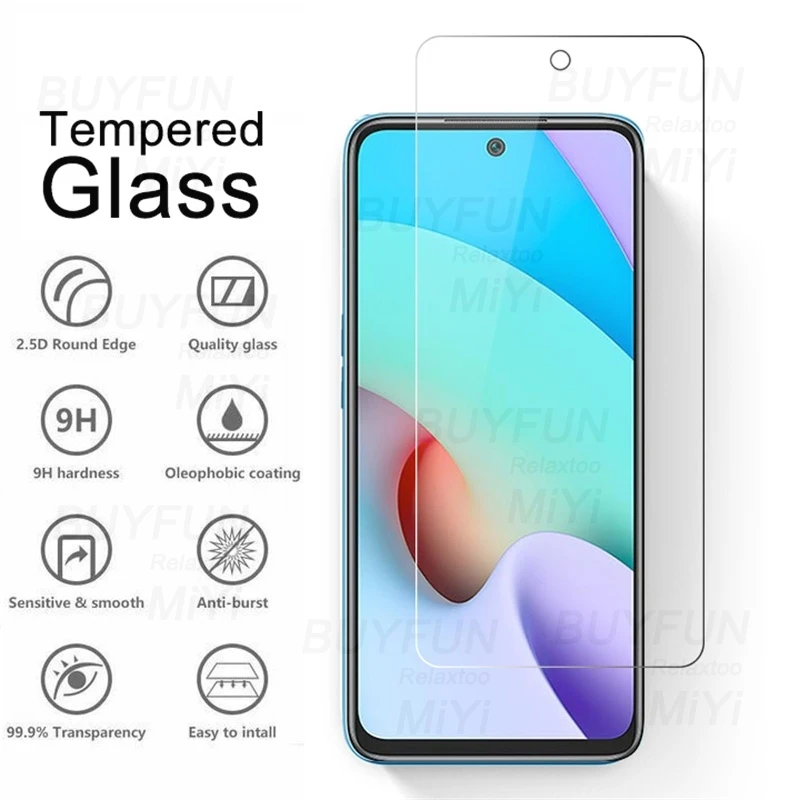 1-To-3 Protective Glass for Xiaomi Redmi Note 10 Pro 10S 10T Glass Camera Screen Protector On Redmy 10C Not 11 Pro 11S C10 Glass