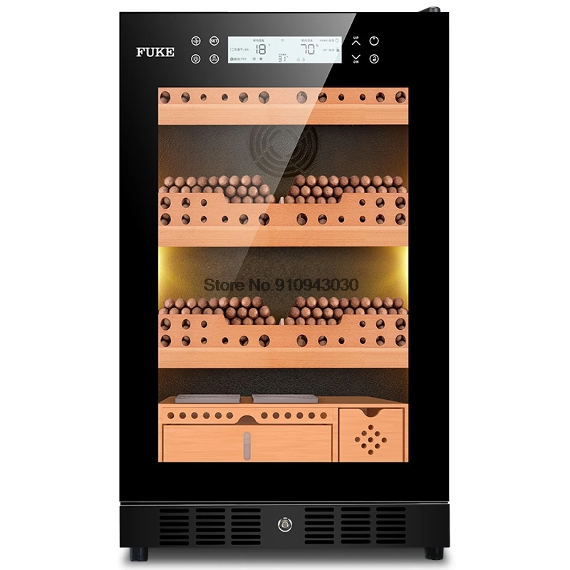 Fuke FK-28C cigar cabinet stepless frequency conversion humidity constant temperature and humidity cigar moisturizing cabinet