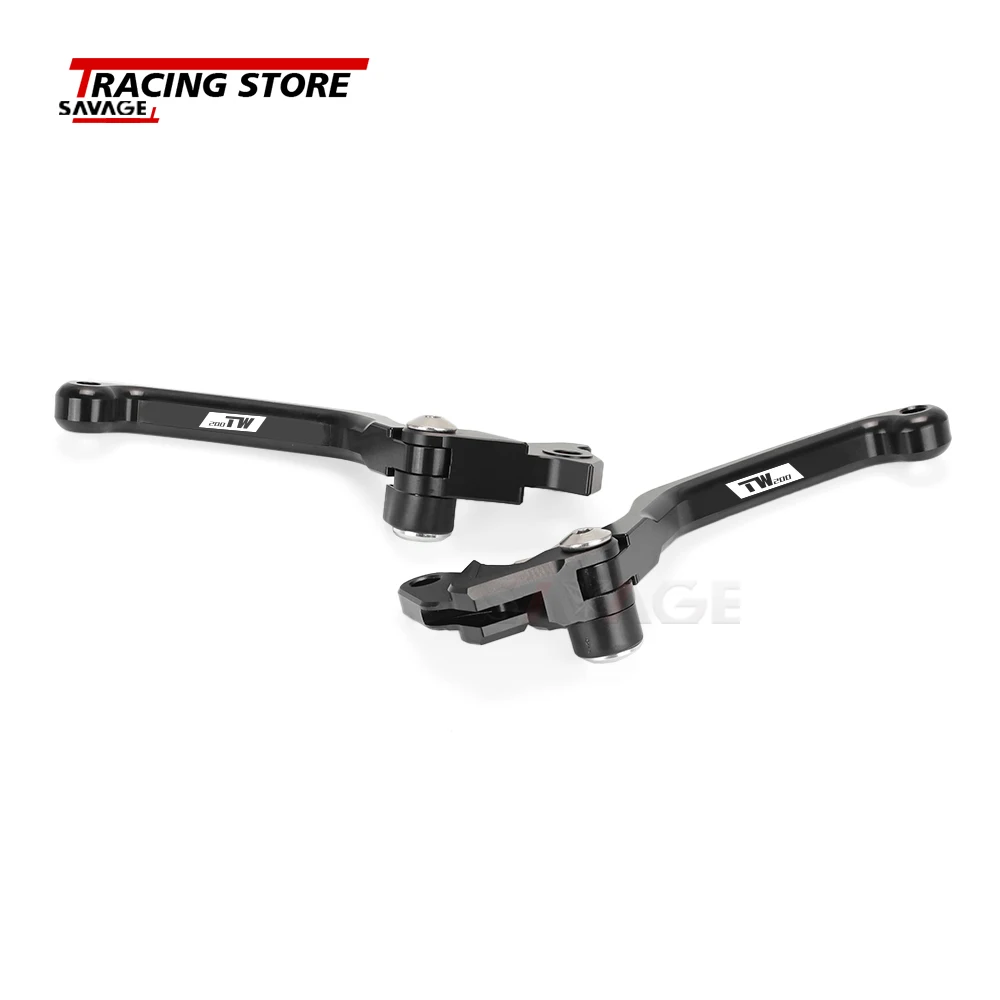 2024 NEW TW For YAMAHA TW200 TW 200 Pivot Brake Clutch Levers Motorcycle Accessories Dirt Pit Bike Handles Motocross Adjustable