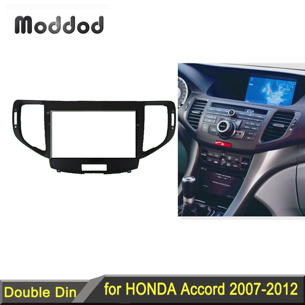 Double Din Fascia for Honda Spirior Europe Accord ACURA SR9 Radio DVD Stereo CD Panel Dash Mounting Installation Trim Kit Frame